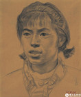 模范刘勤娥素描^_^Farmer Model Liu Qin e Charcoal on paper