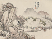 吴待秋 丙午（1906）年作 望云图 立轴